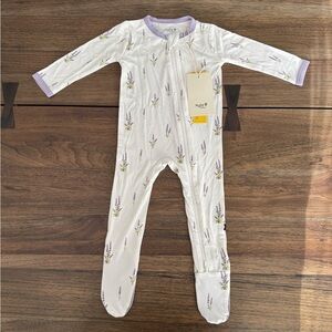 Kyte BABY Lavender Floral Kids Footie